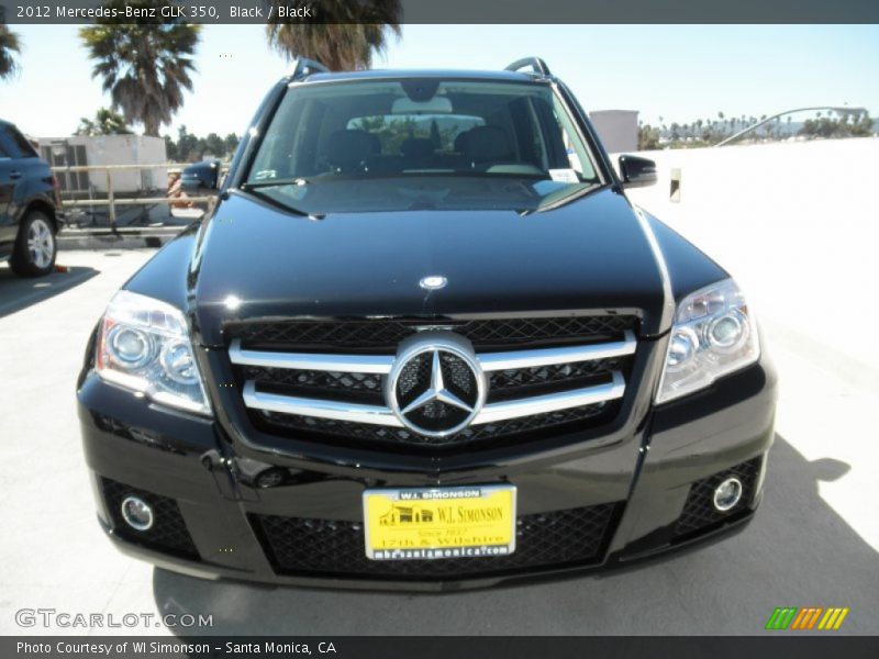 Black / Black 2012 Mercedes-Benz GLK 350