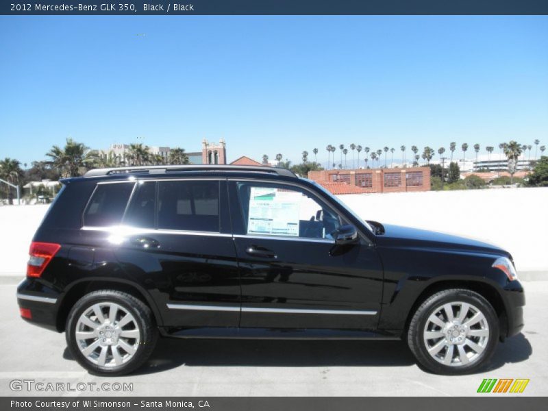 Black / Black 2012 Mercedes-Benz GLK 350