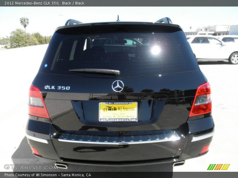 Black / Black 2012 Mercedes-Benz GLK 350