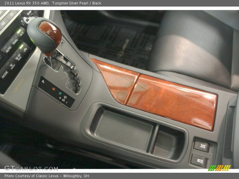 Tungsten Silver Pearl / Black 2011 Lexus RX 350 AWD
