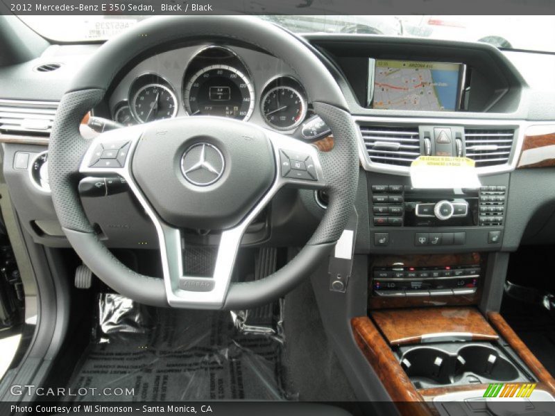 Black / Black 2012 Mercedes-Benz E 350 Sedan