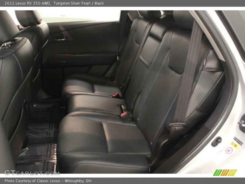 Tungsten Silver Pearl / Black 2011 Lexus RX 350 AWD