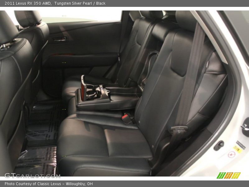 Tungsten Silver Pearl / Black 2011 Lexus RX 350 AWD