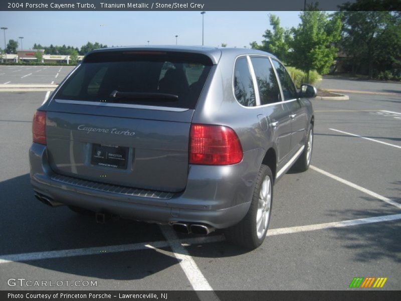 Titanium Metallic / Stone/Steel Grey 2004 Porsche Cayenne Turbo