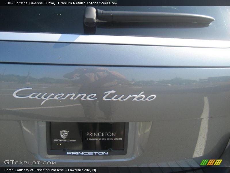 Titanium Metallic / Stone/Steel Grey 2004 Porsche Cayenne Turbo