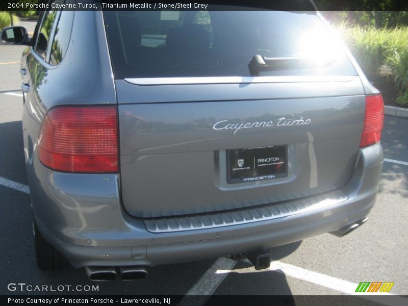 Titanium Metallic / Stone/Steel Grey 2004 Porsche Cayenne Turbo