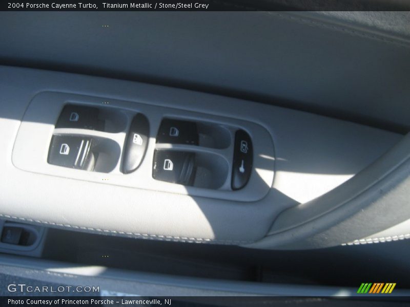 Titanium Metallic / Stone/Steel Grey 2004 Porsche Cayenne Turbo