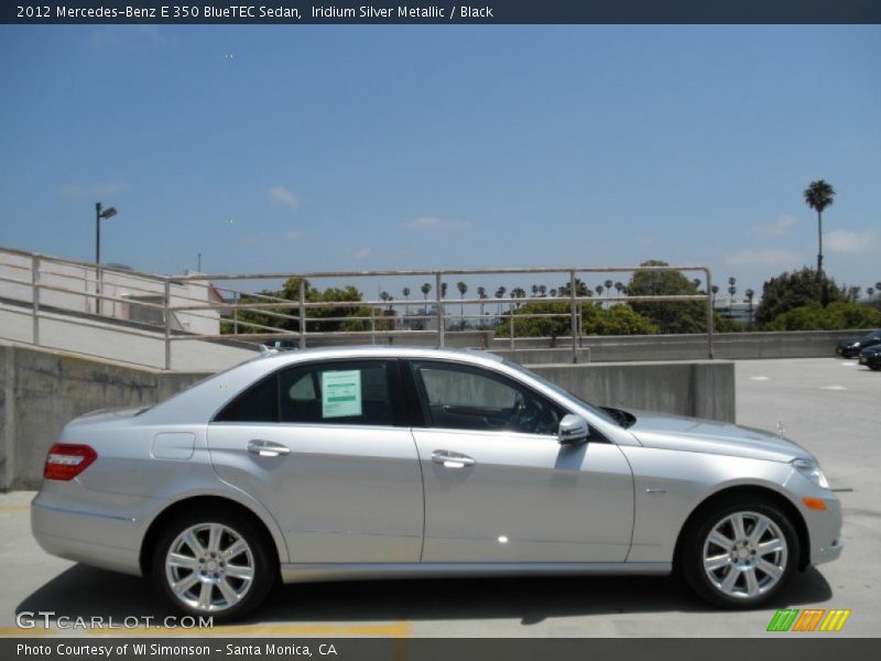 Iridium Silver Metallic / Black 2012 Mercedes-Benz E 350 BlueTEC Sedan