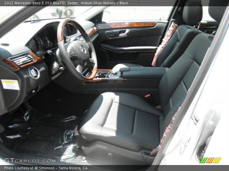 Iridium Silver Metallic / Black 2012 Mercedes-Benz E 350 BlueTEC Sedan