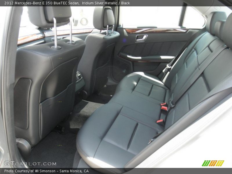 Iridium Silver Metallic / Black 2012 Mercedes-Benz E 350 BlueTEC Sedan