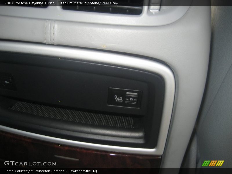 Titanium Metallic / Stone/Steel Grey 2004 Porsche Cayenne Turbo