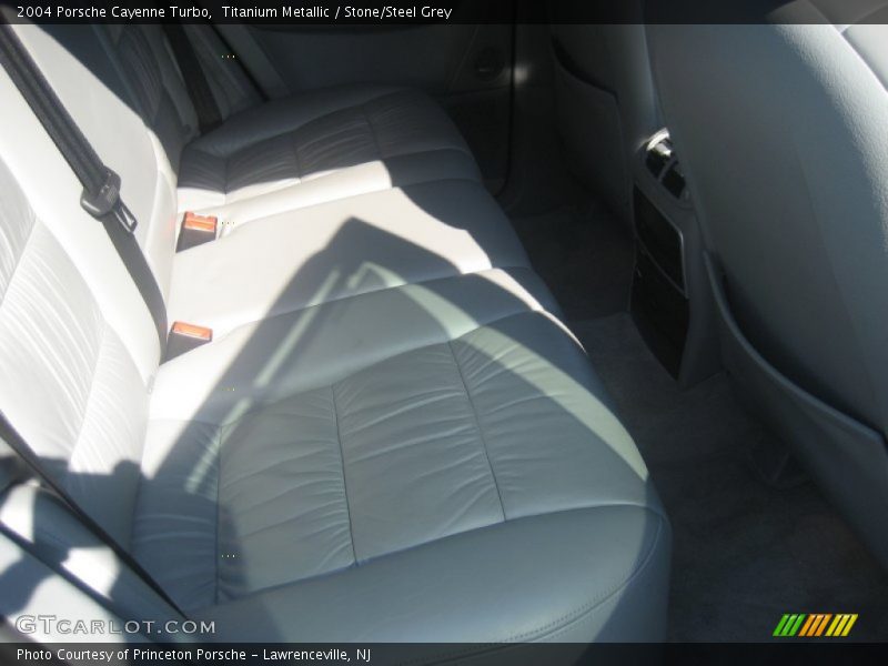 Titanium Metallic / Stone/Steel Grey 2004 Porsche Cayenne Turbo
