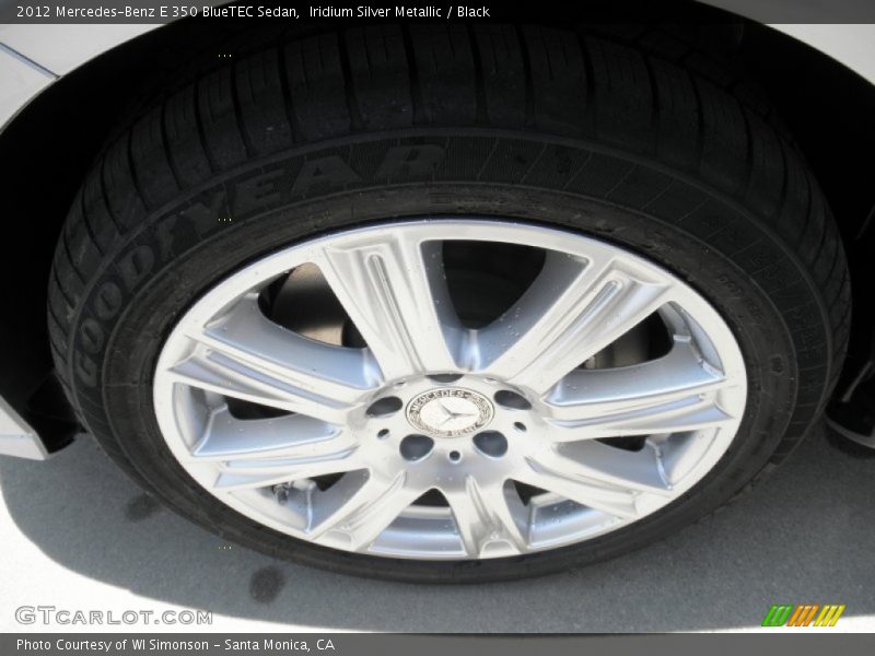 Iridium Silver Metallic / Black 2012 Mercedes-Benz E 350 BlueTEC Sedan