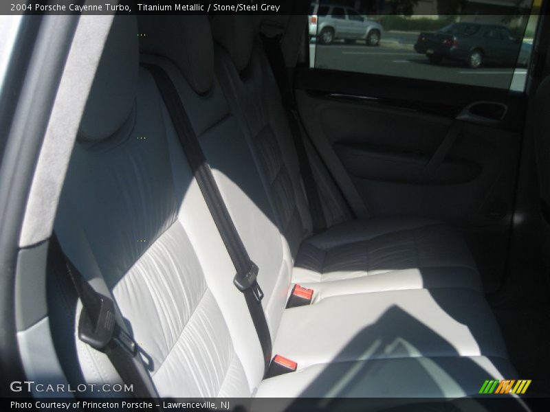 Titanium Metallic / Stone/Steel Grey 2004 Porsche Cayenne Turbo