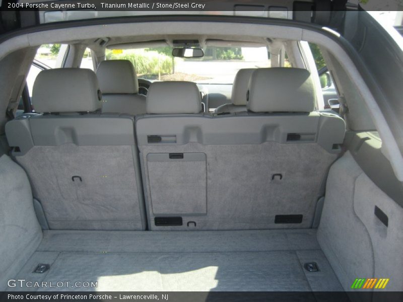 Titanium Metallic / Stone/Steel Grey 2004 Porsche Cayenne Turbo