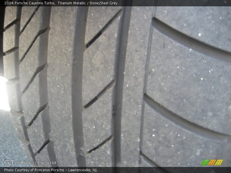 Titanium Metallic / Stone/Steel Grey 2004 Porsche Cayenne Turbo