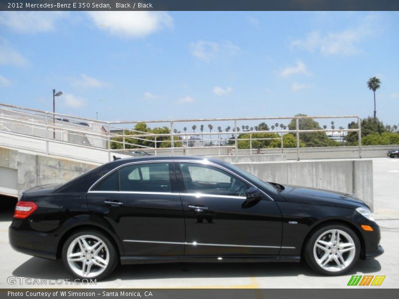 Black / Black 2012 Mercedes-Benz E 350 Sedan