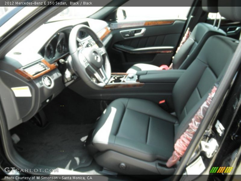 Black / Black 2012 Mercedes-Benz E 350 Sedan