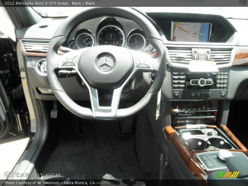 Black / Black 2012 Mercedes-Benz E 350 Sedan