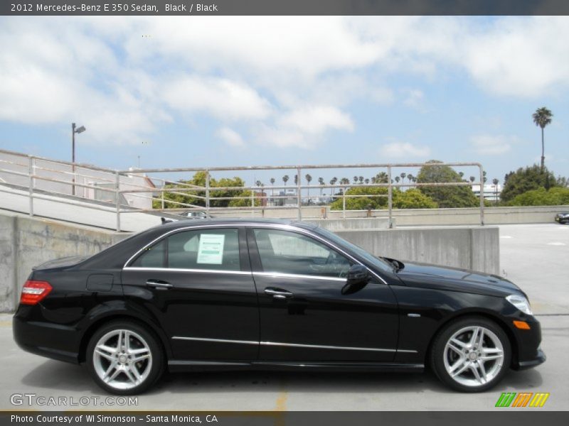 Black / Black 2012 Mercedes-Benz E 350 Sedan