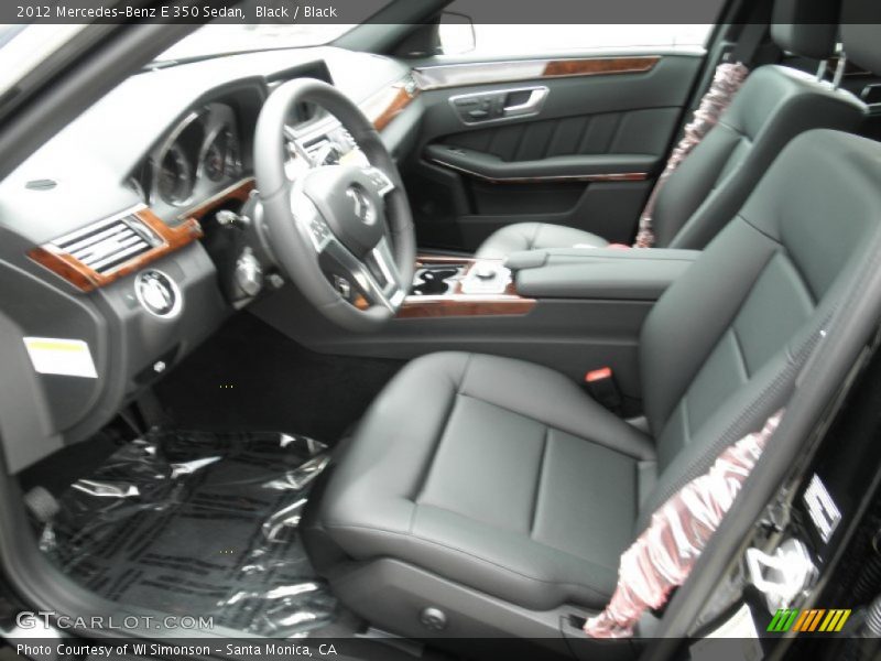 Black / Black 2012 Mercedes-Benz E 350 Sedan