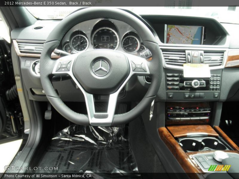 Black / Black 2012 Mercedes-Benz E 350 Sedan