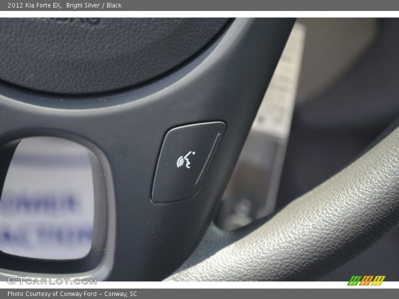 Bright Silver / Black 2012 Kia Forte EX
