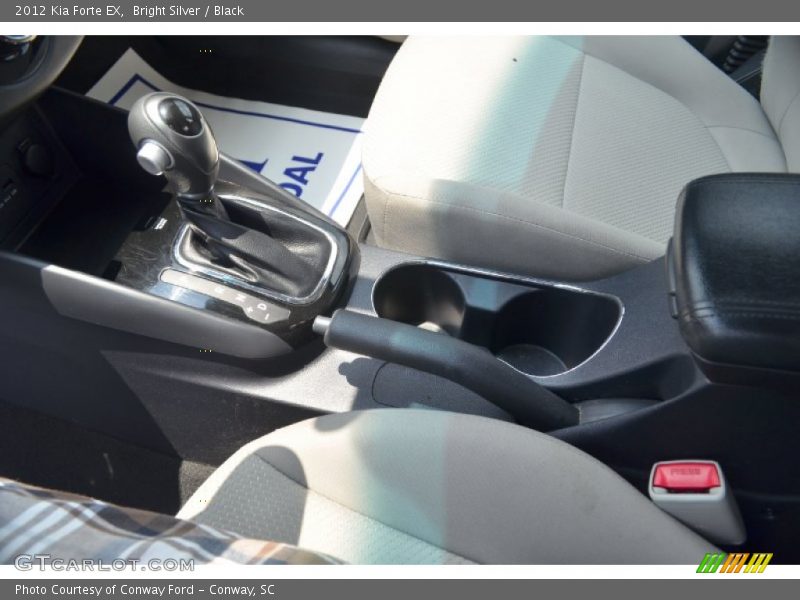 Bright Silver / Black 2012 Kia Forte EX