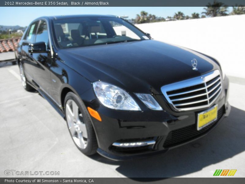 Black / Almond/Black 2012 Mercedes-Benz E 350 Sedan