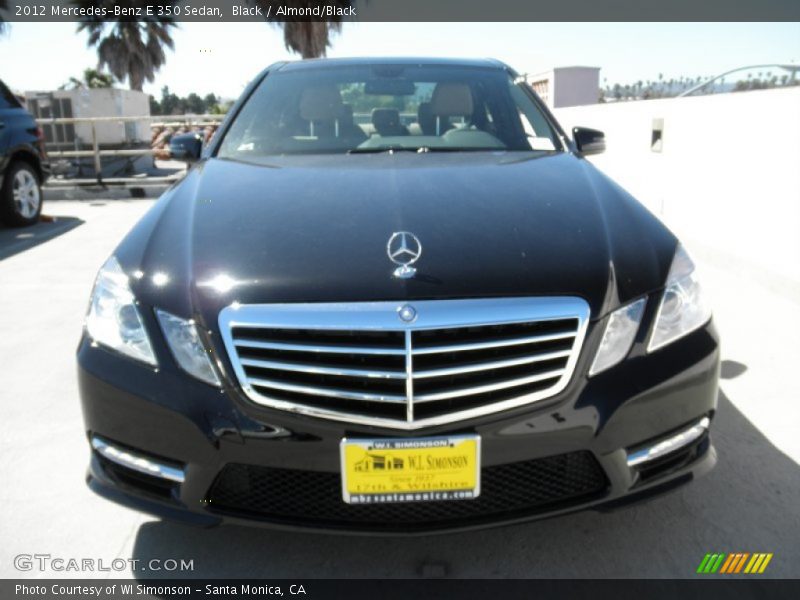 Black / Almond/Black 2012 Mercedes-Benz E 350 Sedan