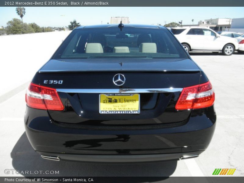 Black / Almond/Black 2012 Mercedes-Benz E 350 Sedan