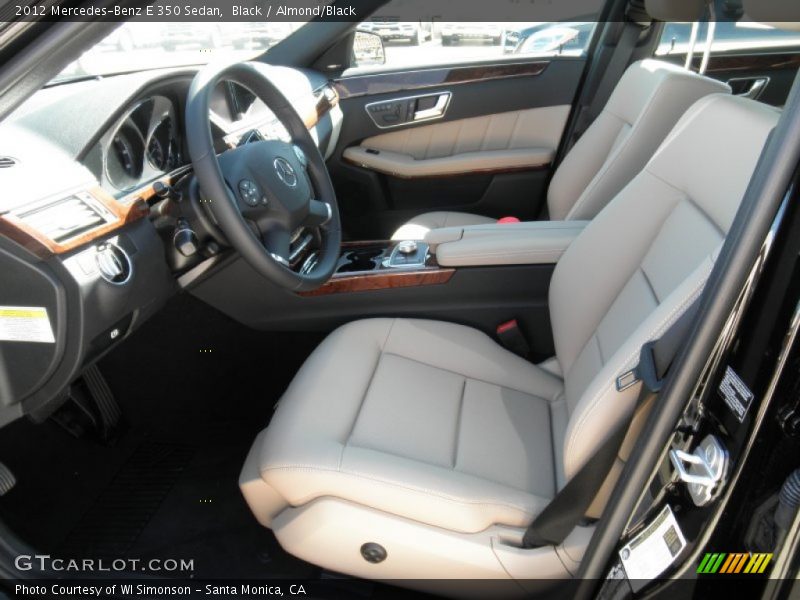 Black / Almond/Black 2012 Mercedes-Benz E 350 Sedan