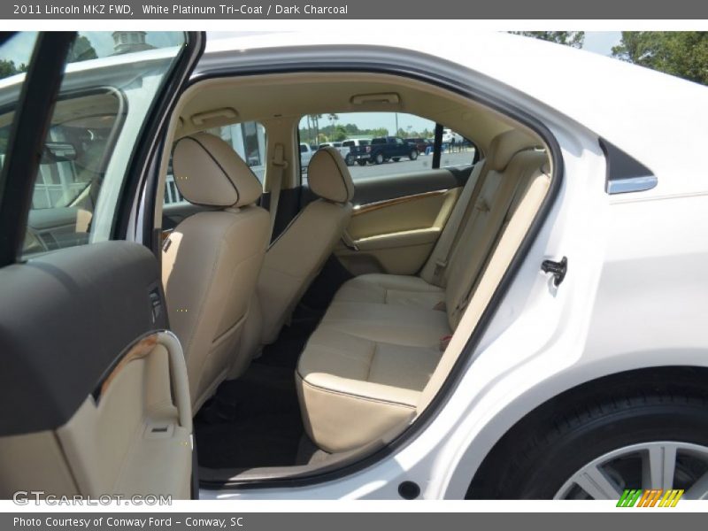 White Platinum Tri-Coat / Dark Charcoal 2011 Lincoln MKZ FWD