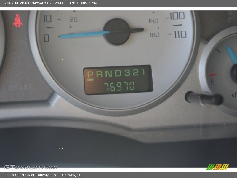 Black / Dark Gray 2002 Buick Rendezvous CXL AWD
