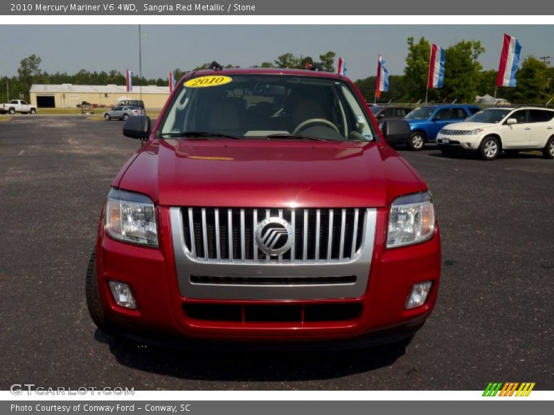 Sangria Red Metallic / Stone 2010 Mercury Mariner V6 4WD