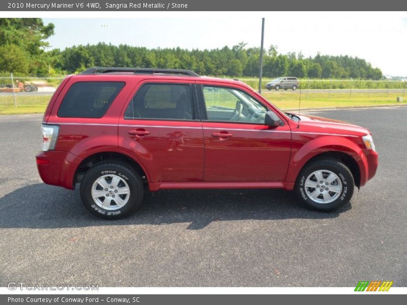 Sangria Red Metallic / Stone 2010 Mercury Mariner V6 4WD