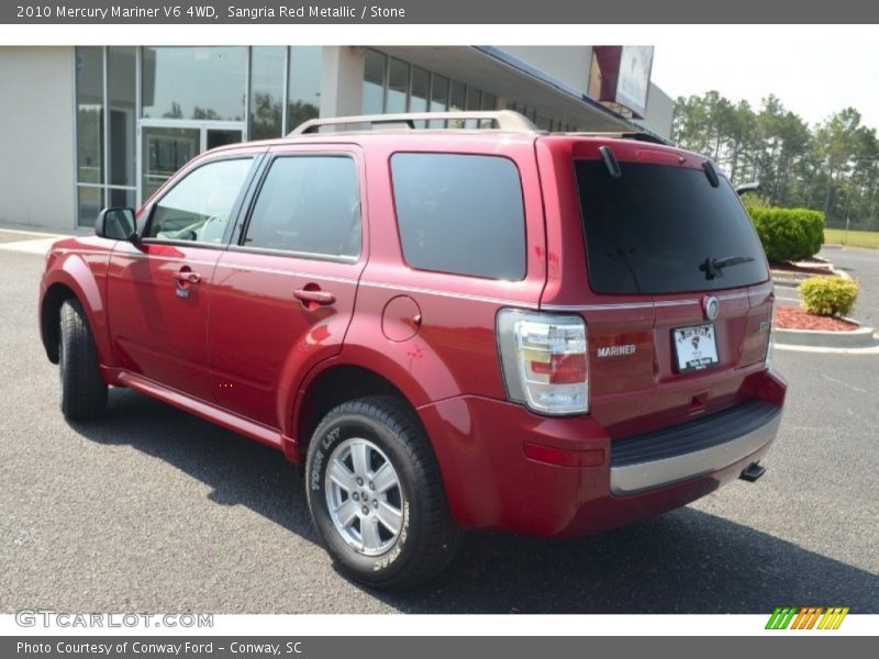 Sangria Red Metallic / Stone 2010 Mercury Mariner V6 4WD