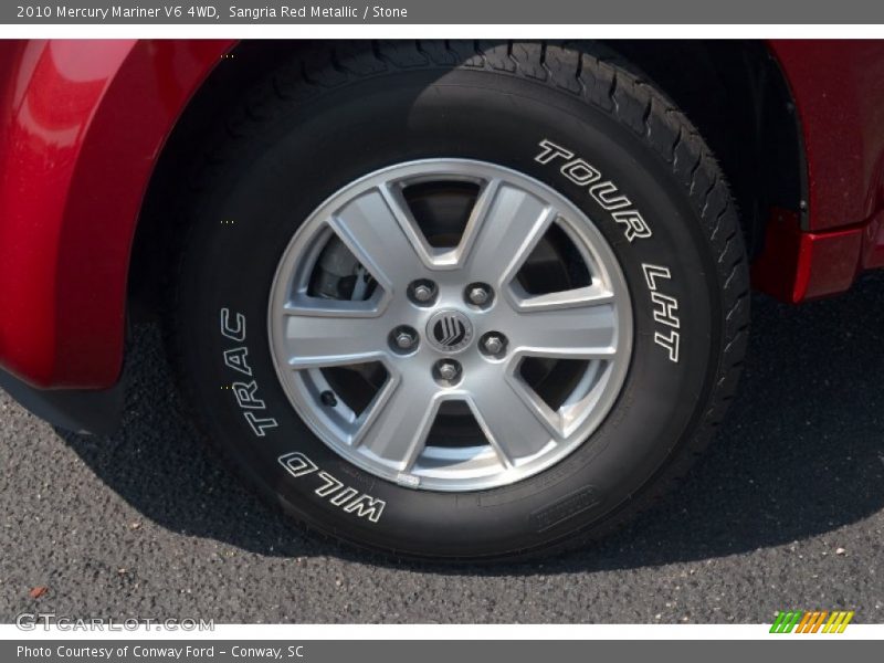 Sangria Red Metallic / Stone 2010 Mercury Mariner V6 4WD