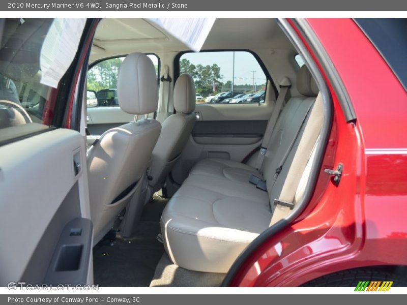 Sangria Red Metallic / Stone 2010 Mercury Mariner V6 4WD