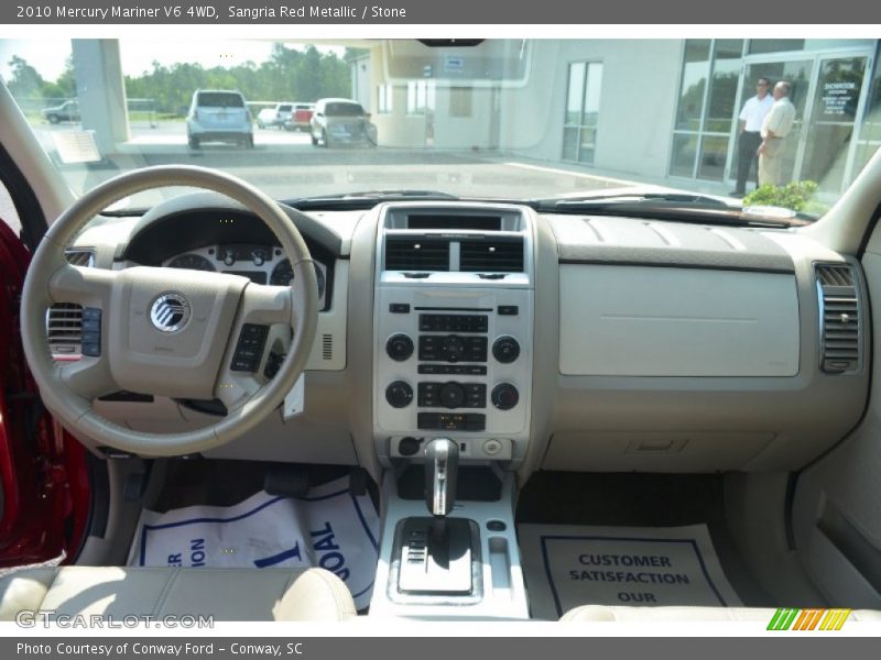 Sangria Red Metallic / Stone 2010 Mercury Mariner V6 4WD