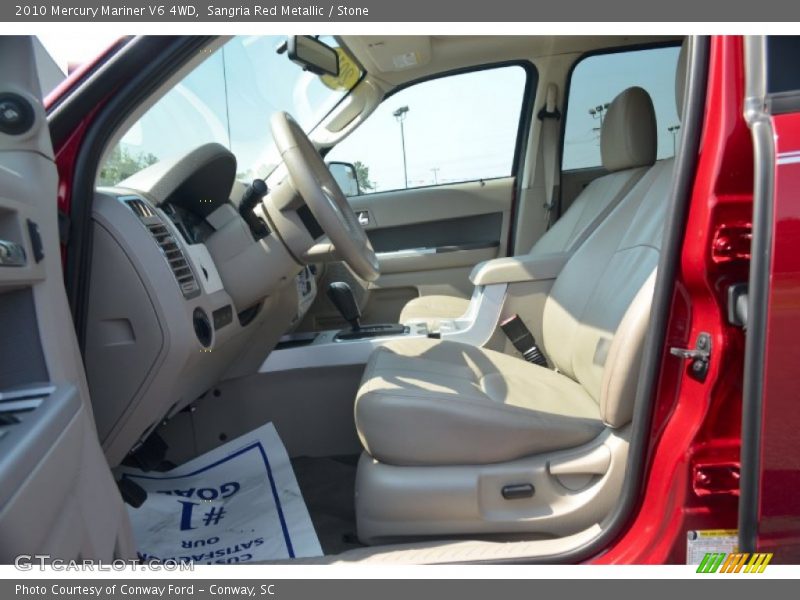 Sangria Red Metallic / Stone 2010 Mercury Mariner V6 4WD