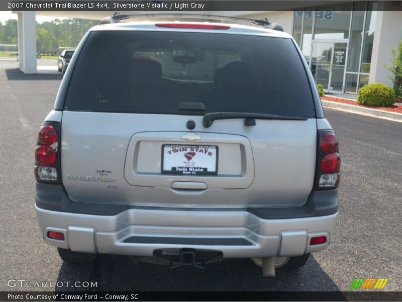 Silverstone Metallic / Light Gray 2007 Chevrolet TrailBlazer LS 4x4