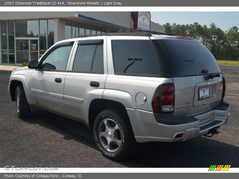 Silverstone Metallic / Light Gray 2007 Chevrolet TrailBlazer LS 4x4
