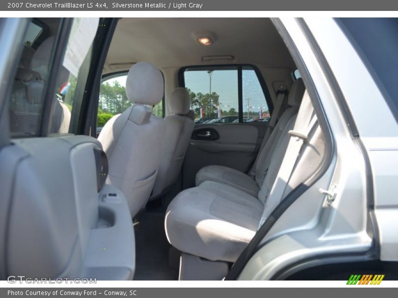 Silverstone Metallic / Light Gray 2007 Chevrolet TrailBlazer LS 4x4