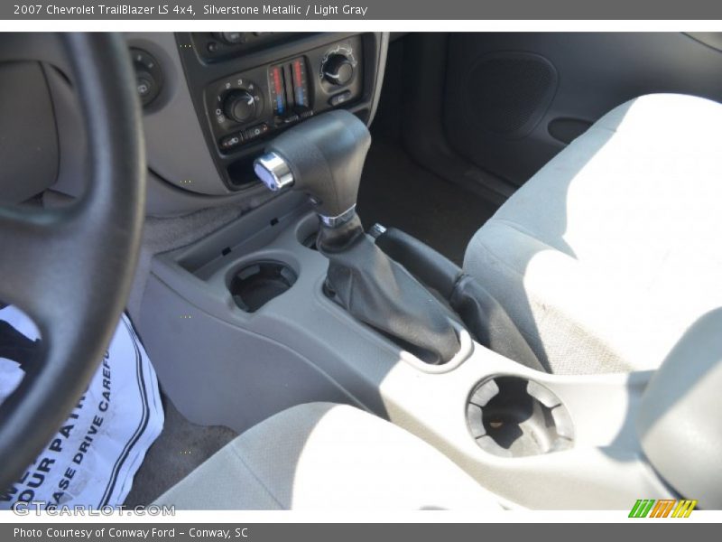 Silverstone Metallic / Light Gray 2007 Chevrolet TrailBlazer LS 4x4
