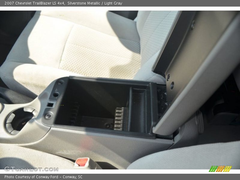 Silverstone Metallic / Light Gray 2007 Chevrolet TrailBlazer LS 4x4