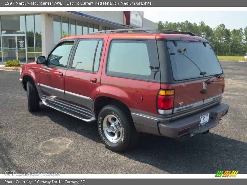 Electric Current Red Metallic / Medium Graphite 1997 Mercury Mountaineer AWD