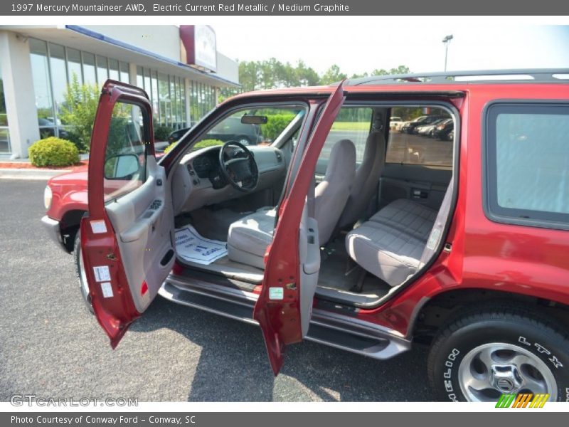 Electric Current Red Metallic / Medium Graphite 1997 Mercury Mountaineer AWD