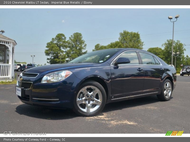 Imperial Blue Metallic / Ebony 2010 Chevrolet Malibu LT Sedan