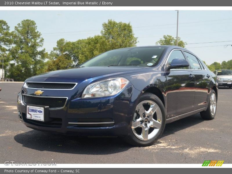 Imperial Blue Metallic / Ebony 2010 Chevrolet Malibu LT Sedan
